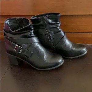 Faux Leather Boots